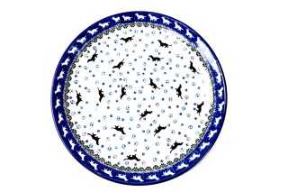 257 Bunzlau Dinerbord 2151X Teckel